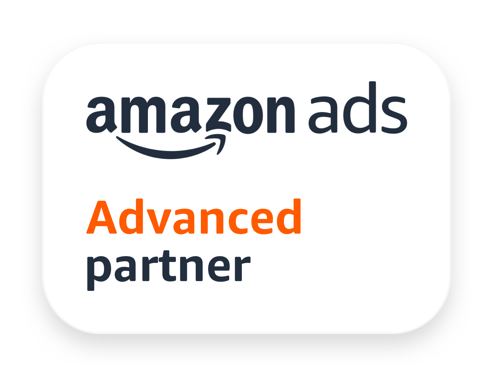 Certificate Amazon ads Advanced partner